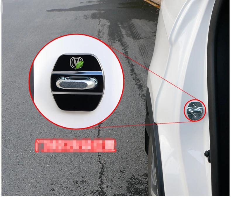 FLYJ 4 шт. Автомобильный Дверной замок пряжка крышка автомобильные аксессуары