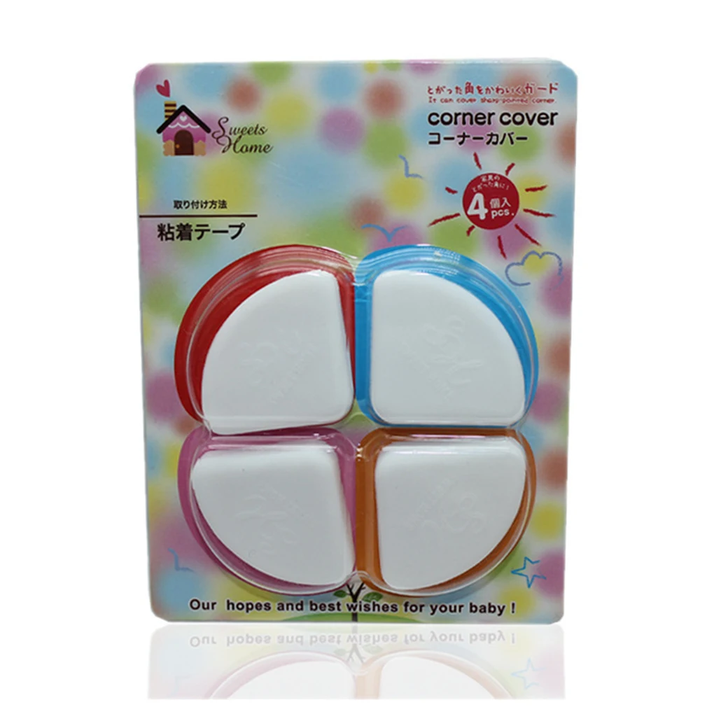 

HOT!Mambobaby 4Pcs/set Children Safety Table Desk Protection Cover Baby Safe Crash Corner Guards Pads Table Corner Cover New