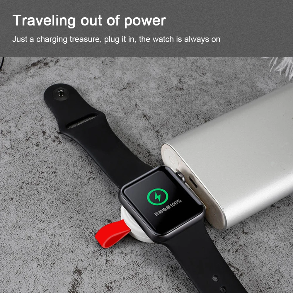 

Portable Wireless Charger for Apple iWatch D03 band strap Charging Dock Station D03 USB Charger Cable for IWatch D03 Accessories