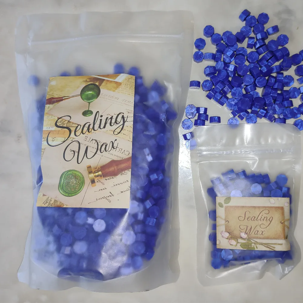 

Ярко-голубая серия, восковая печать, бусины для винтажного ремесла, конверт, Свадебный старинный восковой штамп, инструменты для изготовлен...