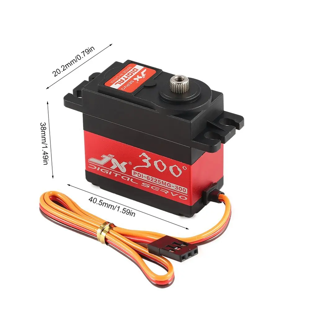 

JX PDI-6225MG-300 Metal Gear Digital Servo with 25kg High Torque for RC Car Robot Airplane Aircraft Drone DIY RC Model Parts Toy