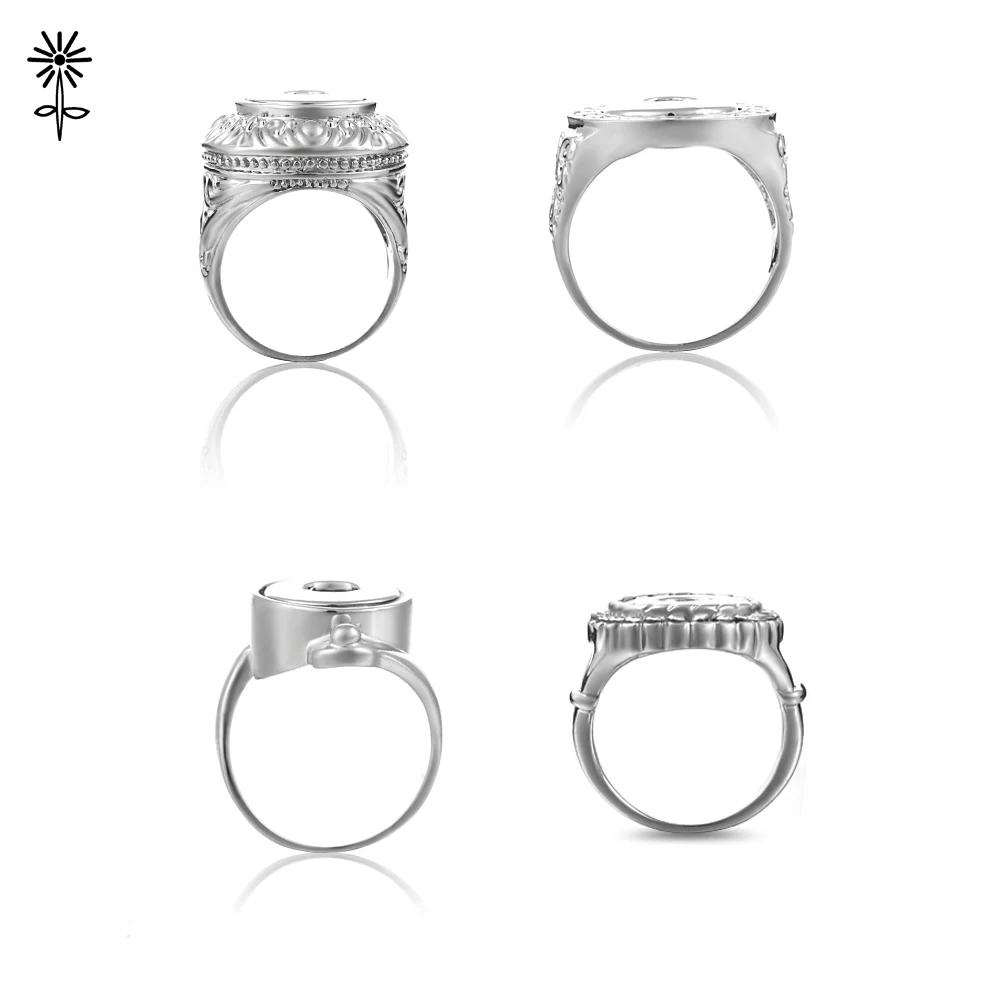 Металлическая застежка кнопка кольцо со сменным Поппером сделай сам ювелирные