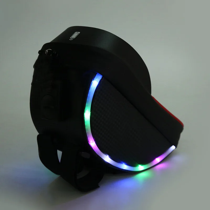 fashion led bike bag front top tube for rainproof phone touchscreen bag mtb large capatity quality bicycle accessories wholesale free global shipping