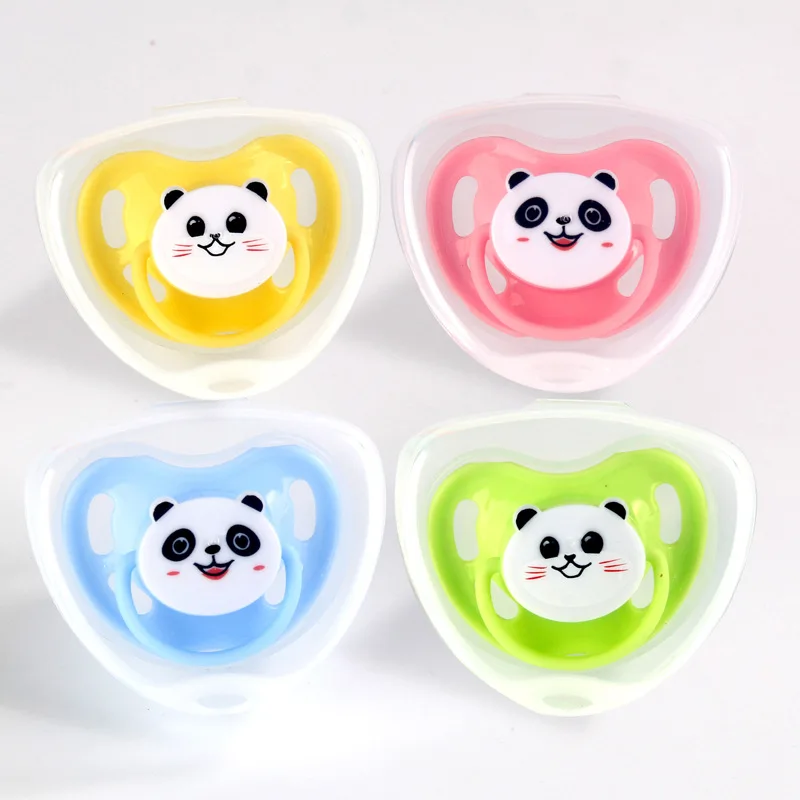 Детская мультяшная соска силиконовая для грудного молока круглая головка соски