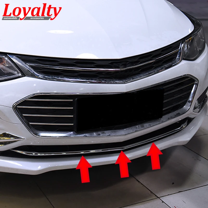 Лояльности для Chevrolet Cruze 2016 2017 2018 передний бампер Нижняя решетка гонки гриль
