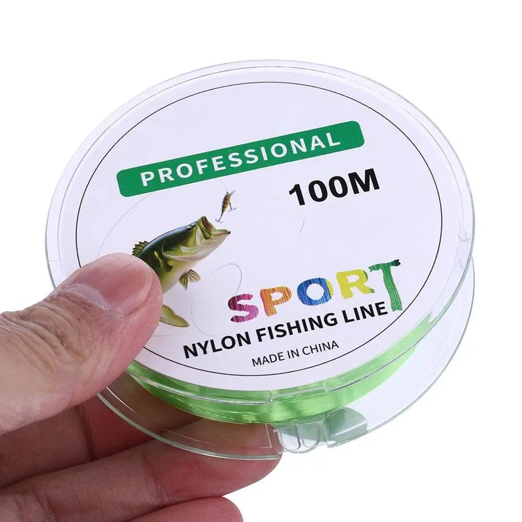 

100M Professinal Nylon Fishing Line 34Lb(max) Bass Carp Fishing Line Wear Resisting Fishing Wire Monofilament Fish Cord