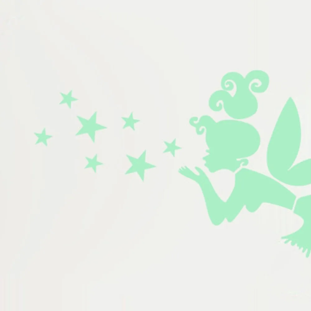 1 компл. Звезда стикер на стену звезда Ангел светящиеся Стикеры для выключателей