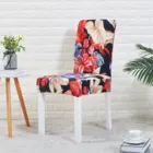 Однотонный чехол для стула обеденный стол для дома эластичные чехлы на кресла из спандекса с рисунком эластичные ткань цельнокроеное платье housse de шезлонг