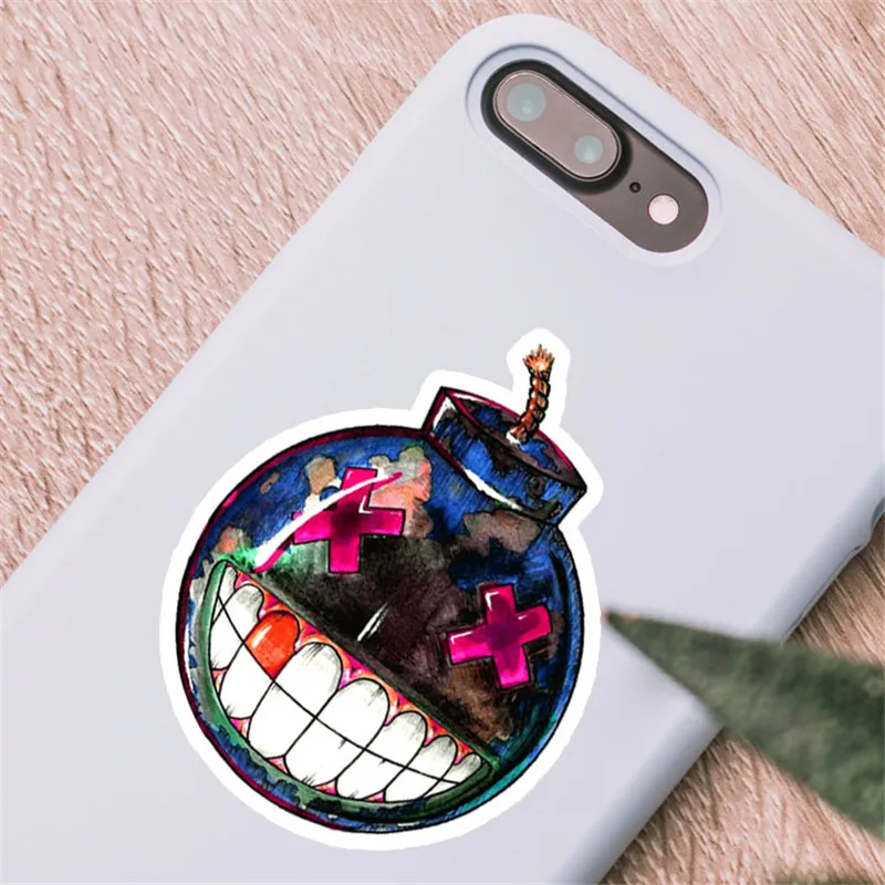 

Goofs Stickers Funny Bomb Decal DIY High Quality Car Sticker Decal Decor Motorcycle Off-road Laptop Trunk Guitar