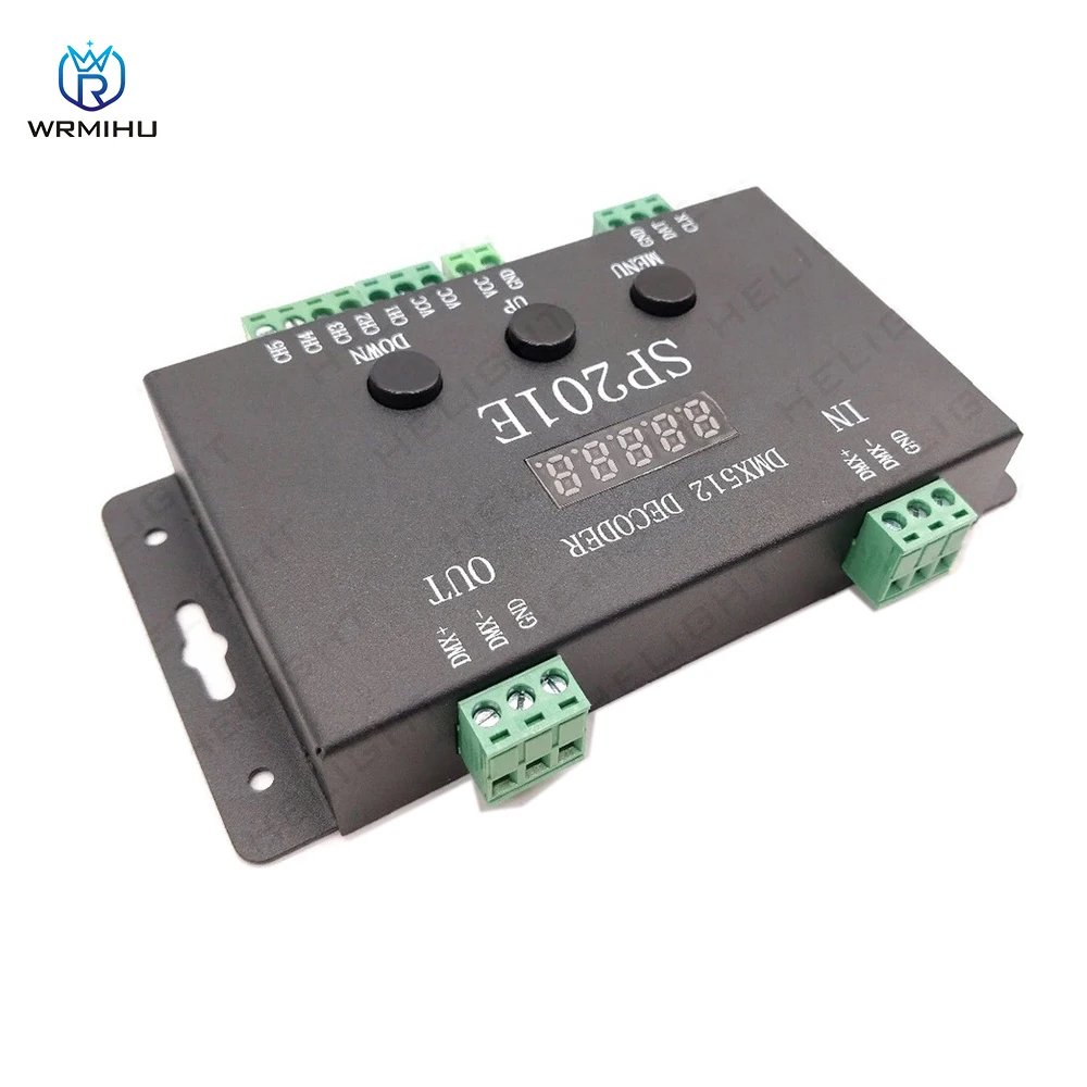 Контроллер декодера DC5-24V DMX512 SP201E SPI сигнальный адресуемый IC RGB светодиодный