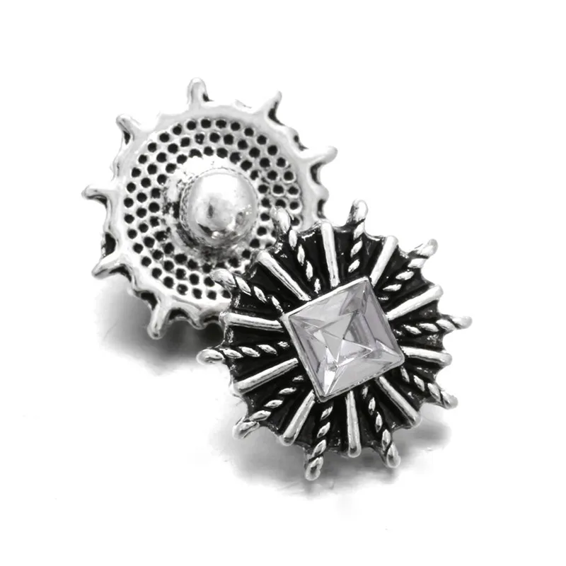 10 шт./лот смешанный стиль 12 мм кнопки ювелирные изделия Металлические