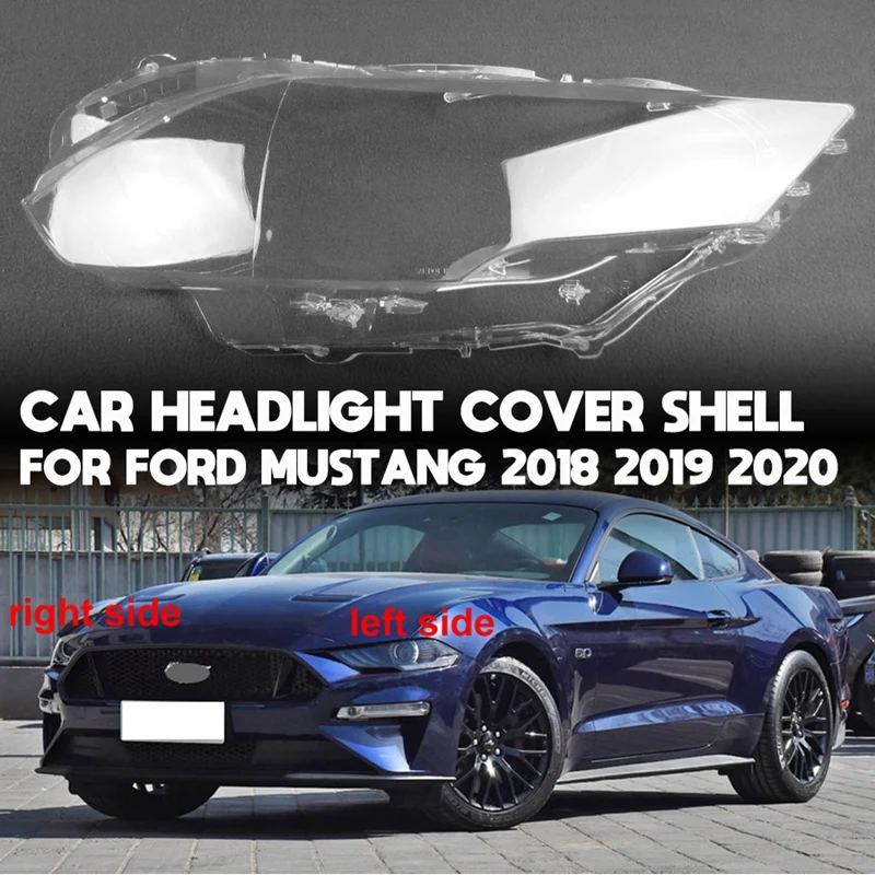 

1 шт., Сменный Чехол для передней фары автомобиля Ford Mustang 2018 2019 2020