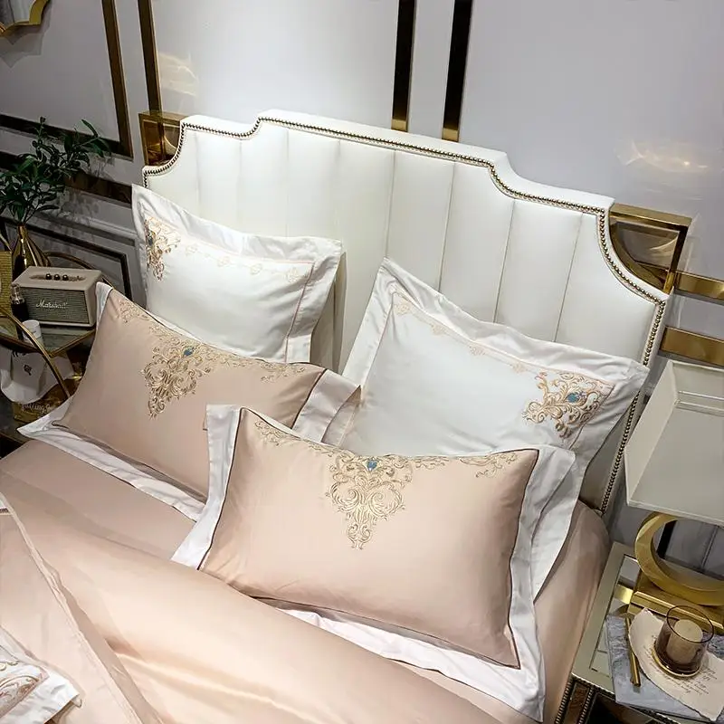 Высококачественное постельное белье с вышивкой в европейском стиле роскошный