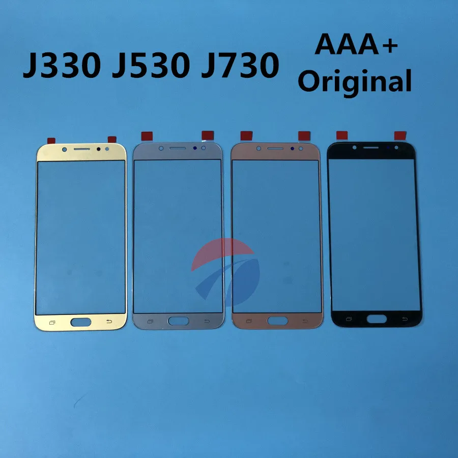 Экран, передняя стеклянная линза, Замена для samsung Galaxy J5 J3 J7 J530 J530F J330 J730, сенсорная панель, стекло+ Инструменты