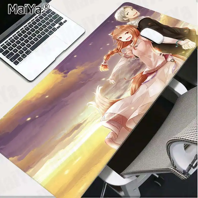 Коврик для мыши Maiya Spice and Wolf Holo Cute Beauty Anime Girls1 игровой коврик с закругленными