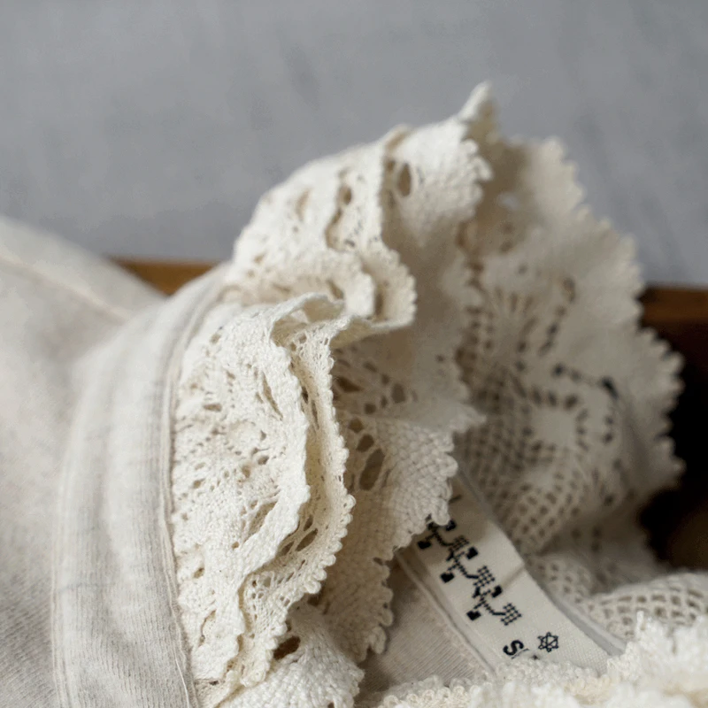 Spring Autumn New Arrival Women Brief Basic Loose Mori Girls Japanese Style Comfortable Elastic Knitted Cotton T-shirts 6 Colors | Женская