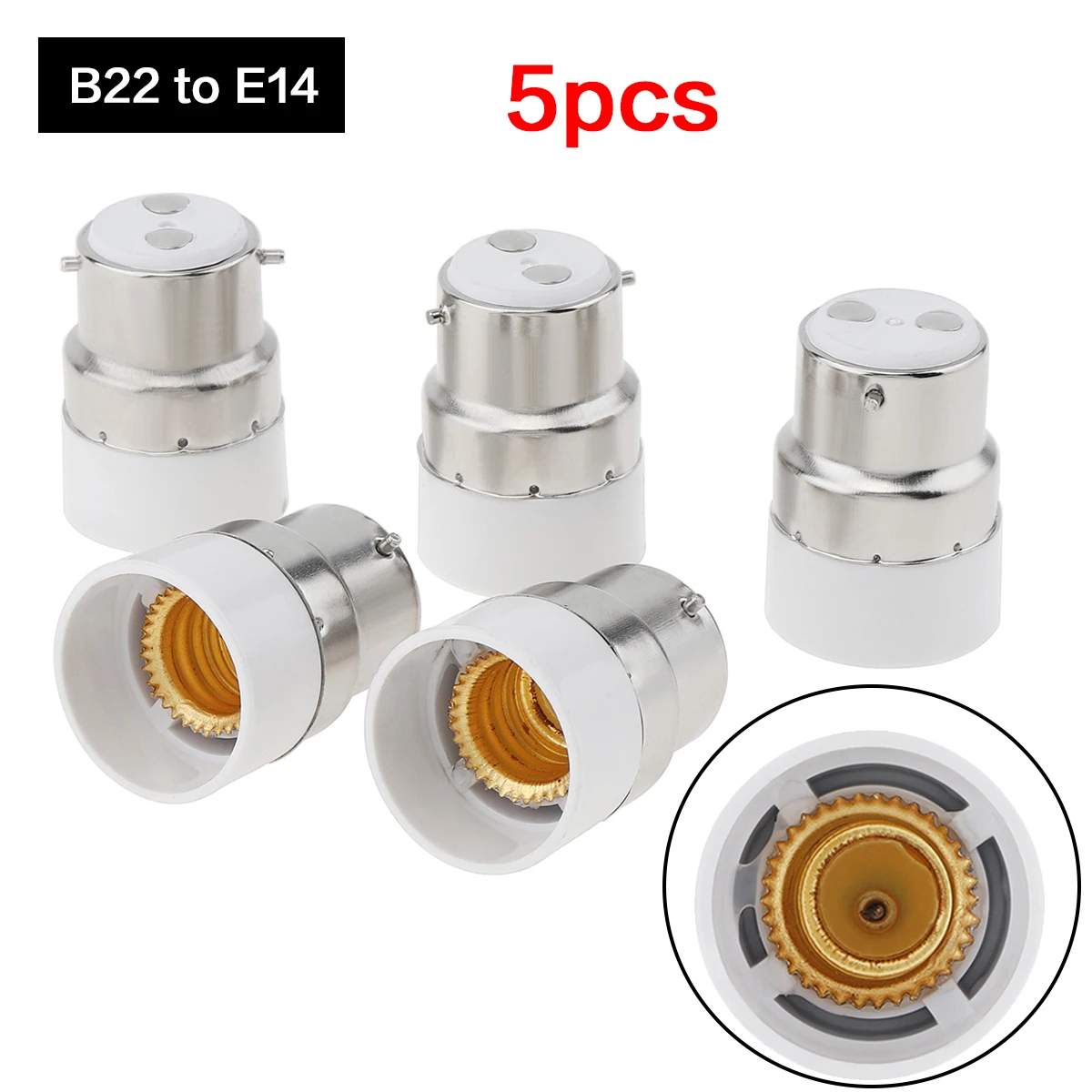 5 шт./компл. Светодиодная лампа держатель Базовый адаптер универсального