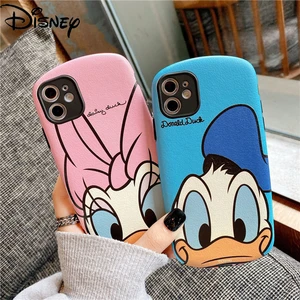 Disney Donald Duck Phone Case for iPhone12 12Pro 12Promax 11 Pro 11Promax X XS MAX XR 7 8 Plus Back Cover Couple Phone Case