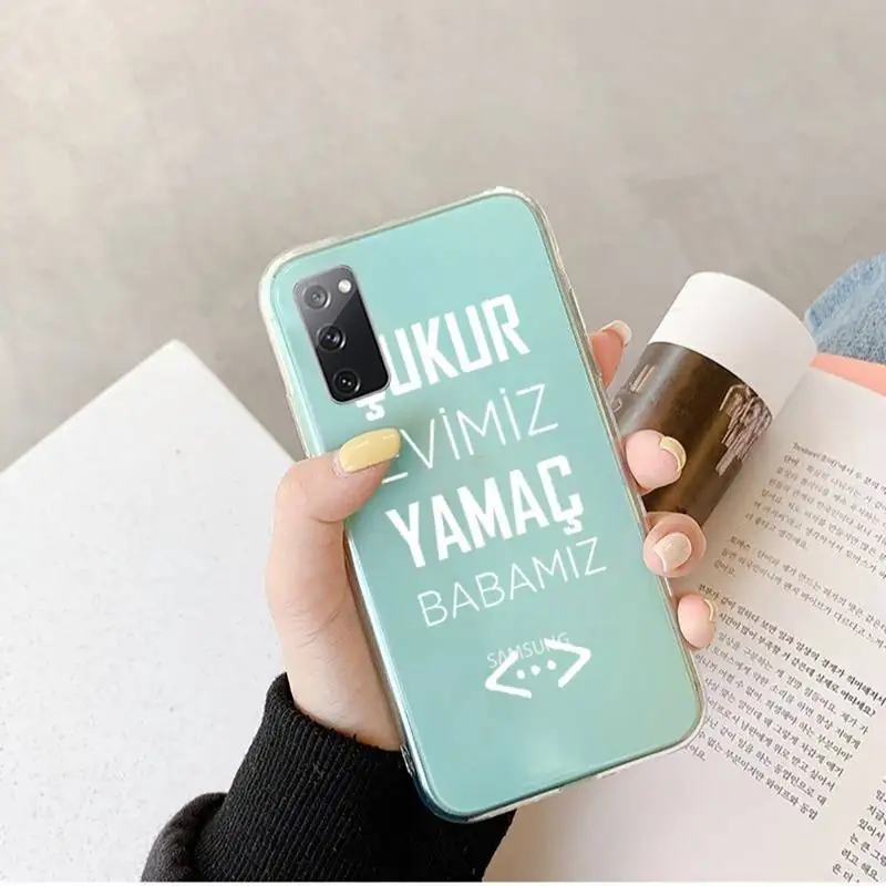 

Turkish TV Series Cukur cartoon Phone Case Transparent For Samsung S 10 9 20 11 7 8 21 6 P Edge PLUS ULTRA 4G 5G soft coque
