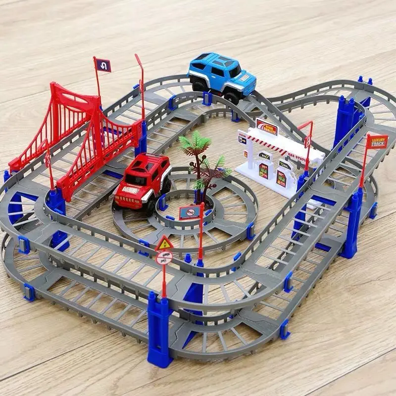 Assembly Toys Variety Railway Tracks Car Gifts for Children DIY Flexible Bend Magical Track Road Kits Electric Rail | Игрушки и хобби