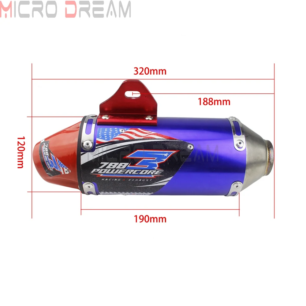 Внедорожные полный глушитель Системы слипоны Хвост труба глушителя для Honda CRF150F