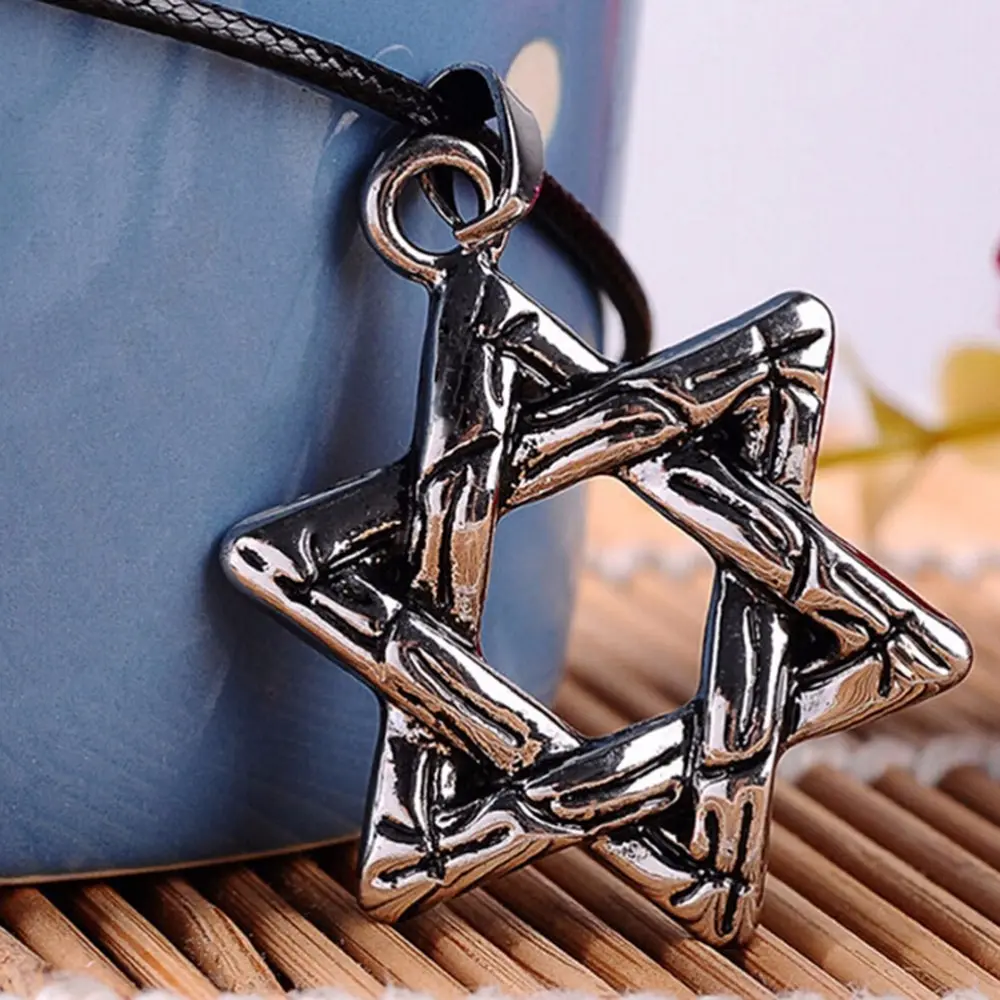 Подвески с гексаграммой мужские ожерелья ювелирные изделия для мужчин еврейская