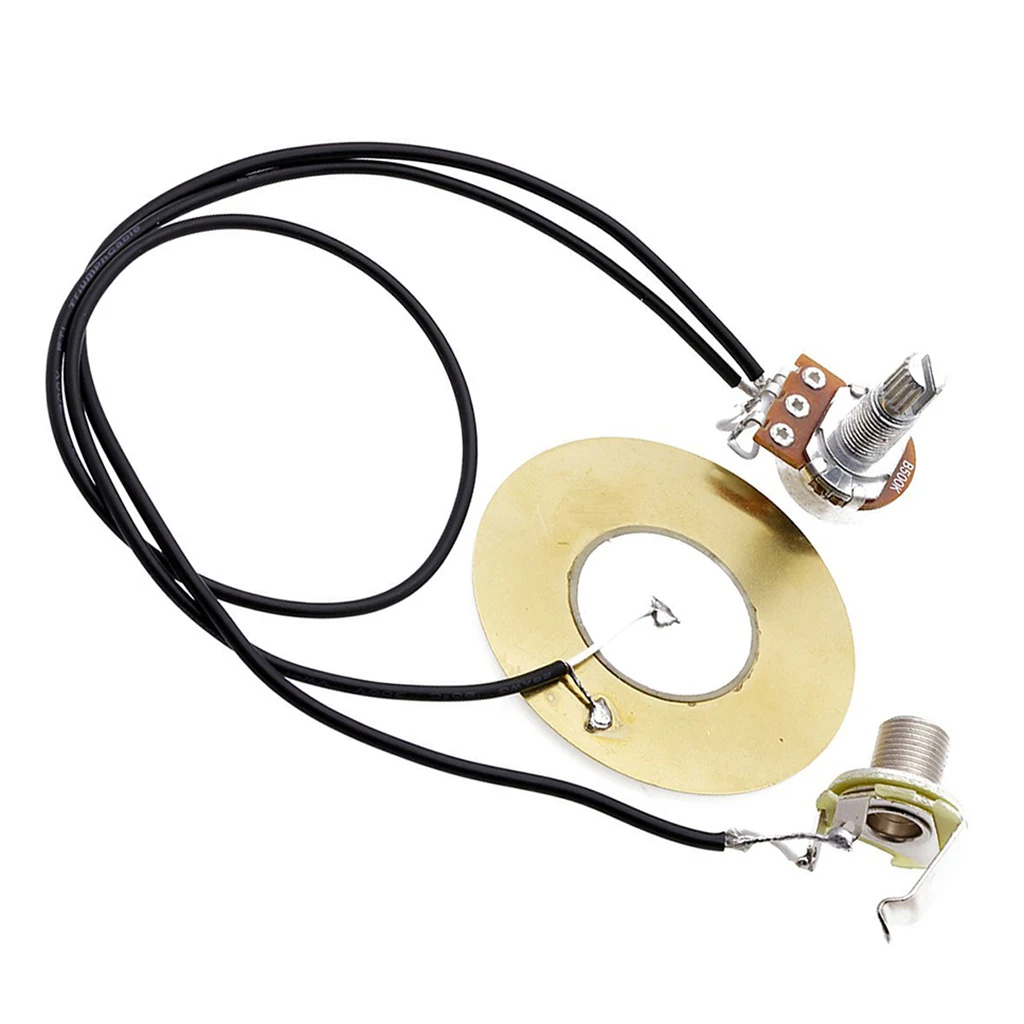 

Transducer Prewired Amplifier Piezo Pickup for Ukulele Banjo Guitar Parts