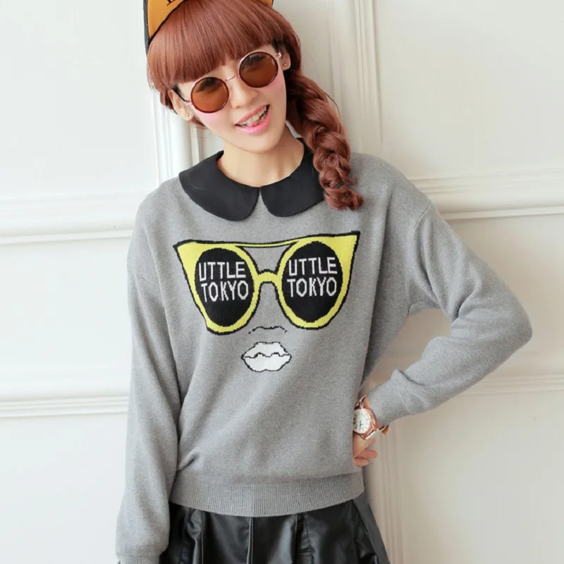 Женская блузка с ложным воротником в Корейском стиле осенняя белая элегантная