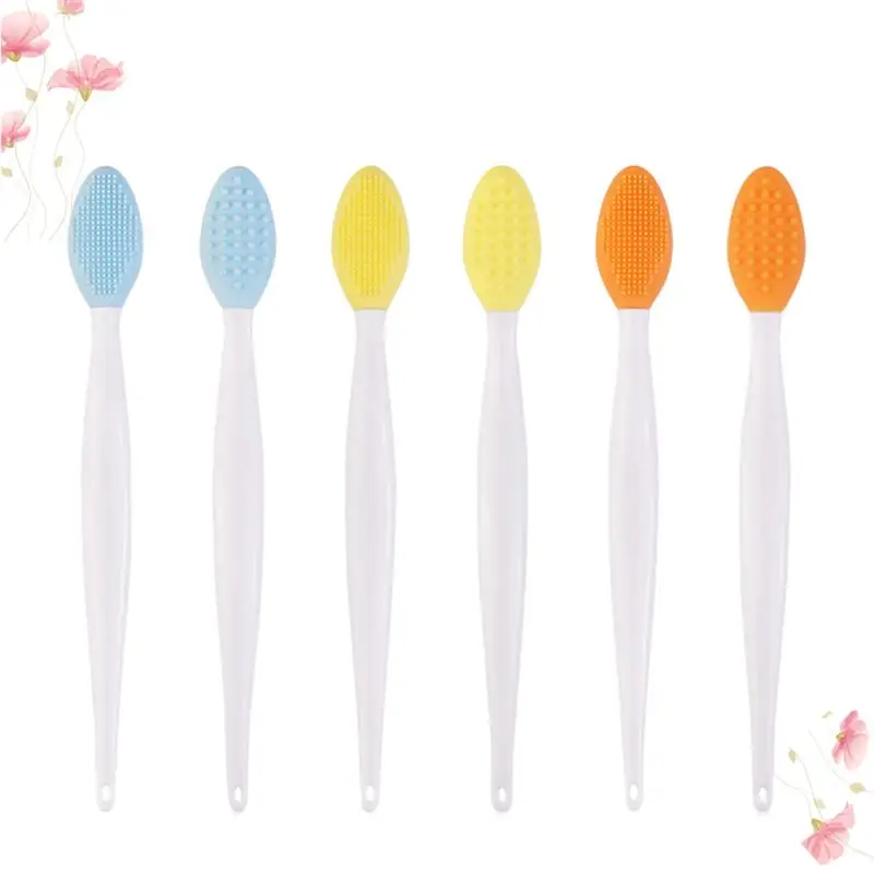 

6pcs Manual Double Side Blackhead Brushes for Girls Lady Women