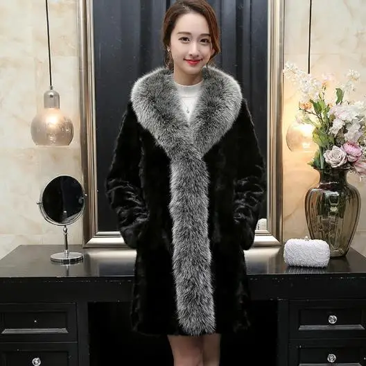 Женская леопардовая шуба из искусственного меха элегантное женское зимнее