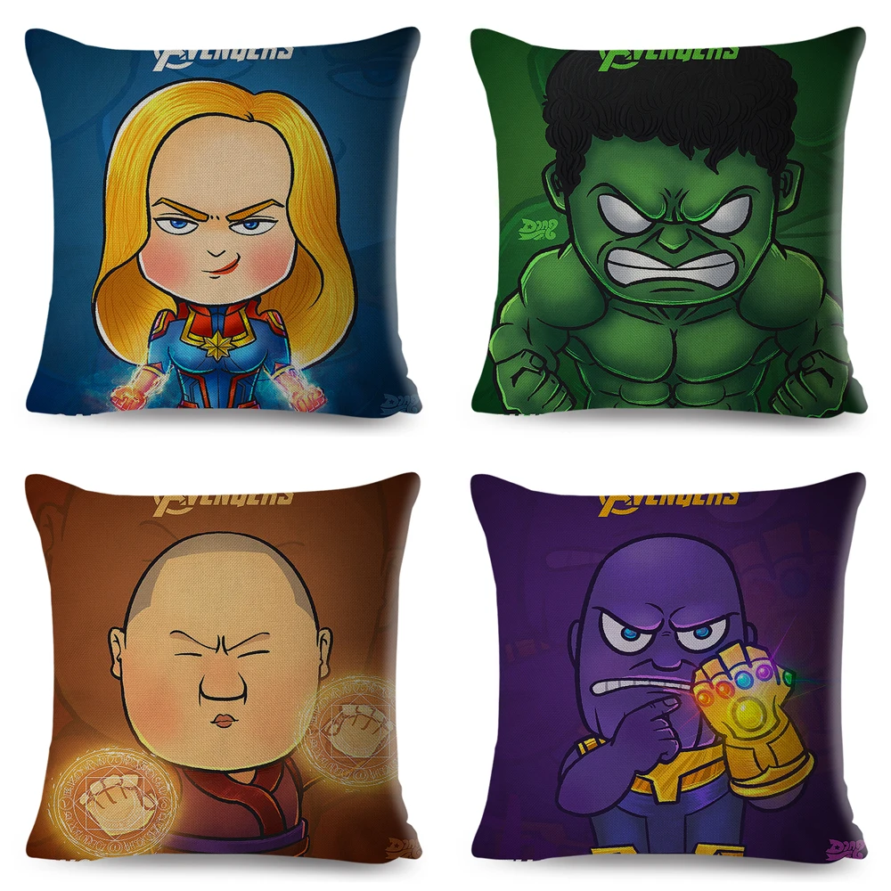 Наволочка с американским Аниме Супер-героем декоративный чехол милым мультяшным