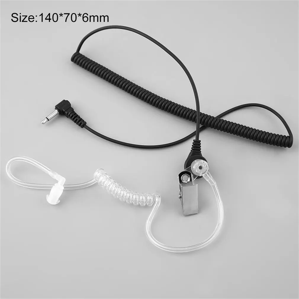 Новый 3 5 мм кремния акустическая Воздушная трубка вьющиеся кабельная гарнитура с