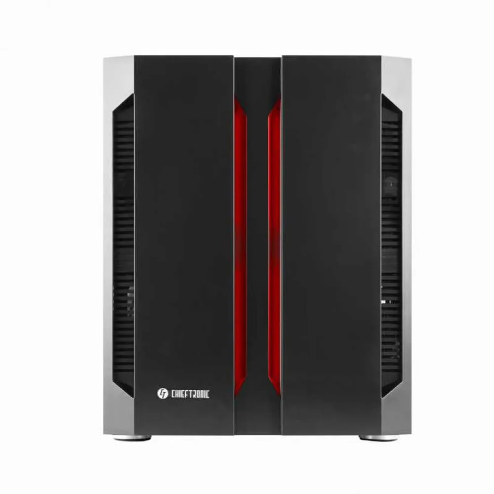 Корпус Chieftec Chieftronic Gaming case w/1x RGB fan controller side Glass door. mATX. GM-01B-OP | Компьютеры и офис
