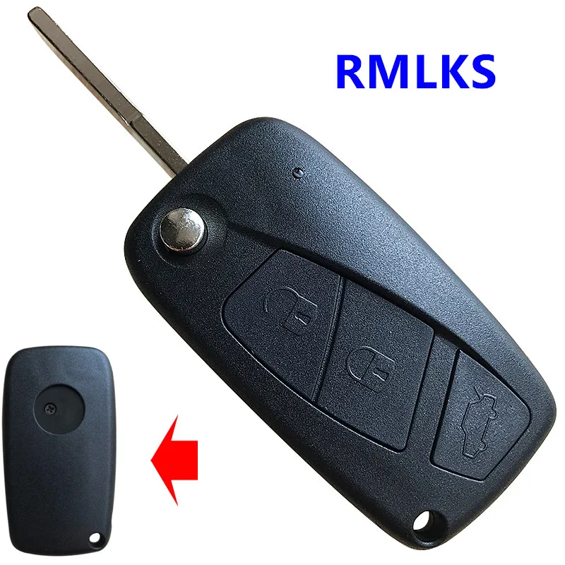 Чехол для пульта дистанционного управления с 3 кнопками Fiat 500 Panda Idea Punto Stilo Ducato Uncut