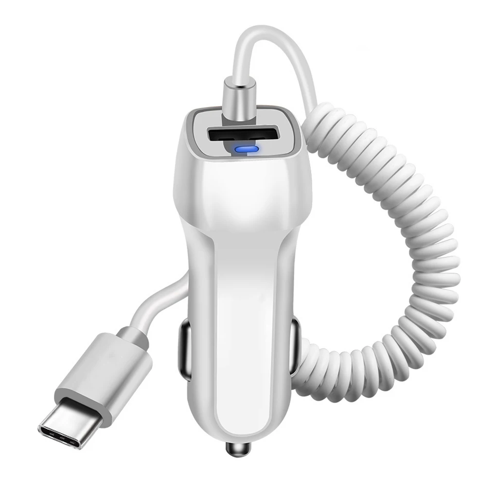 USB Car Phone Charger Fast Charging Charge Micro Type C Lighting Cable For iPhone for Samsung | Мобильные телефоны и