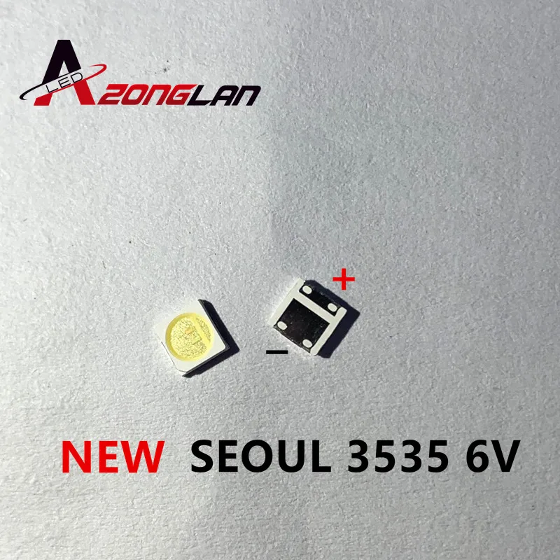200 Сеул высокое Мощность светодиодный Светодиодный Подсветка 2 Вт 3535 6V холодный