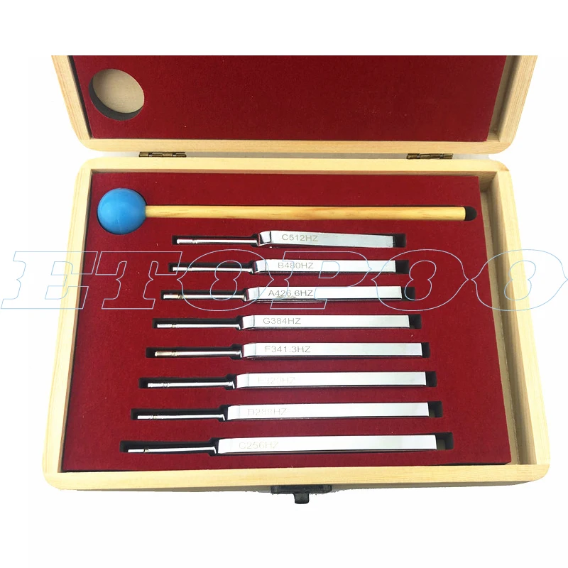 Алюминиевая медицинская тюнинговая вилка 8 шт./компл. лечебная звуковая