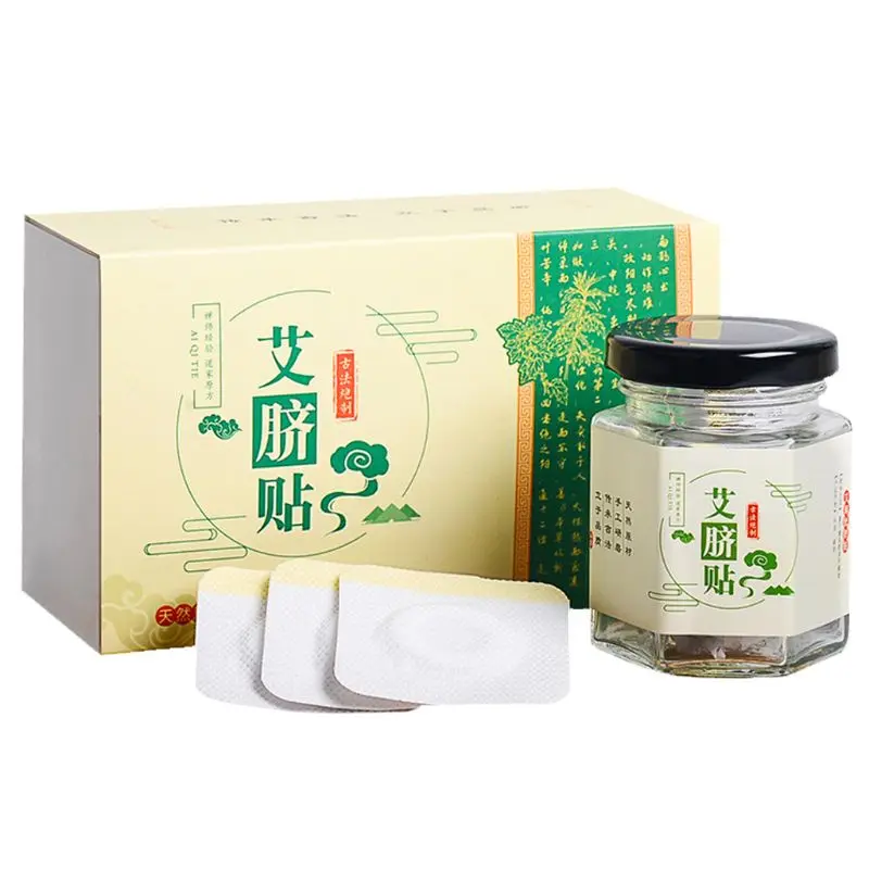 

Moxa Navel Sticker Acupuncture Massage Moxibustion Pad Hot Abdomen Paste Foot Patch Chinese Wormwood Medicine Treatment