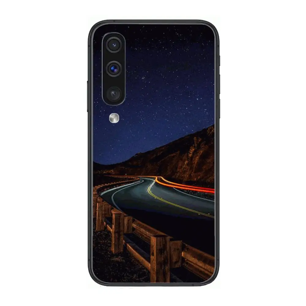 

highway lights Cool Phone Case Hull For Samsung Galaxy A 3 5 6 7 8 9 E 2018 Plus 2017 E S Black Shell Art Cell Cover TPU