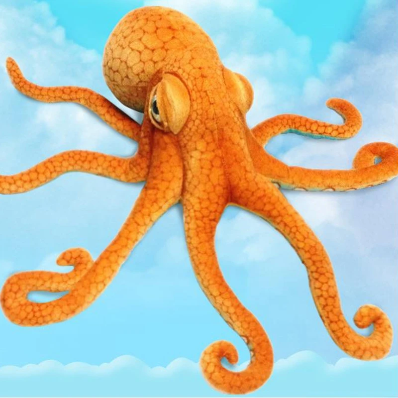 Имитация забавного милого осьминога кальмар набивное животное мягкая плюшевая