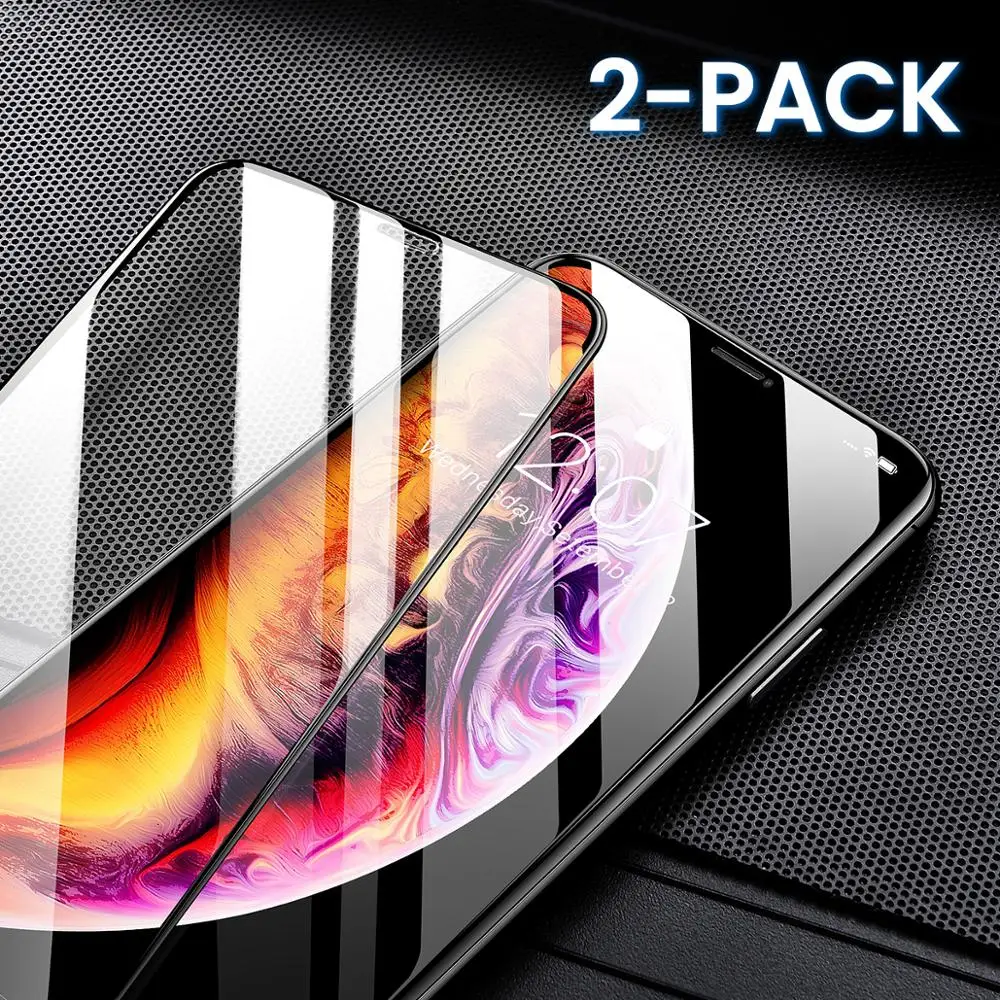 DIVI [2-Pack] Защита экрана закаленное стекло для iPhone Xs Max Xr X XS полное покрытие IP Xsmax ipone защитное стекло Защита R