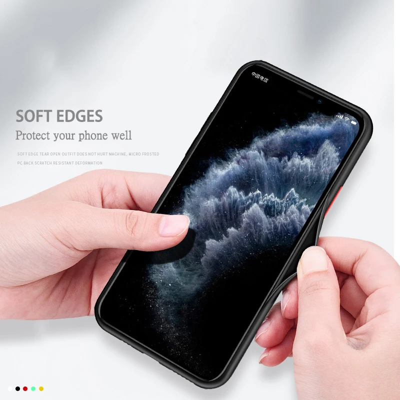 Матовый чехол для телефона Apple iPhone X XR XS 11 Pro Max 8 7 6S 6 Plus защитный прозрачный мягкий