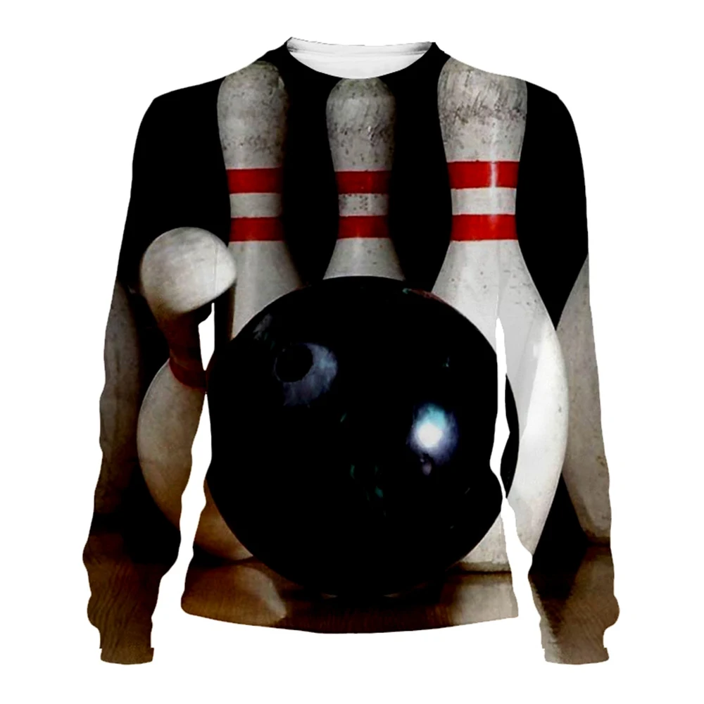 

SONSPEE 3D Printing Fashion International Bowling Anime Men's Long Sleeve Women Fashion Hip Hop Pullover Top Sweatshirt