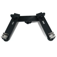dual hot shoe bracket twin speed light flash holder stand with double hotshoe mounting for dslr cameras macro shooting