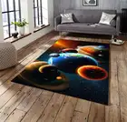 Земля и другие планеты в Галактике векторный ковер галактика Супер Звезды Космос гостиная и Спальня украшение подарок