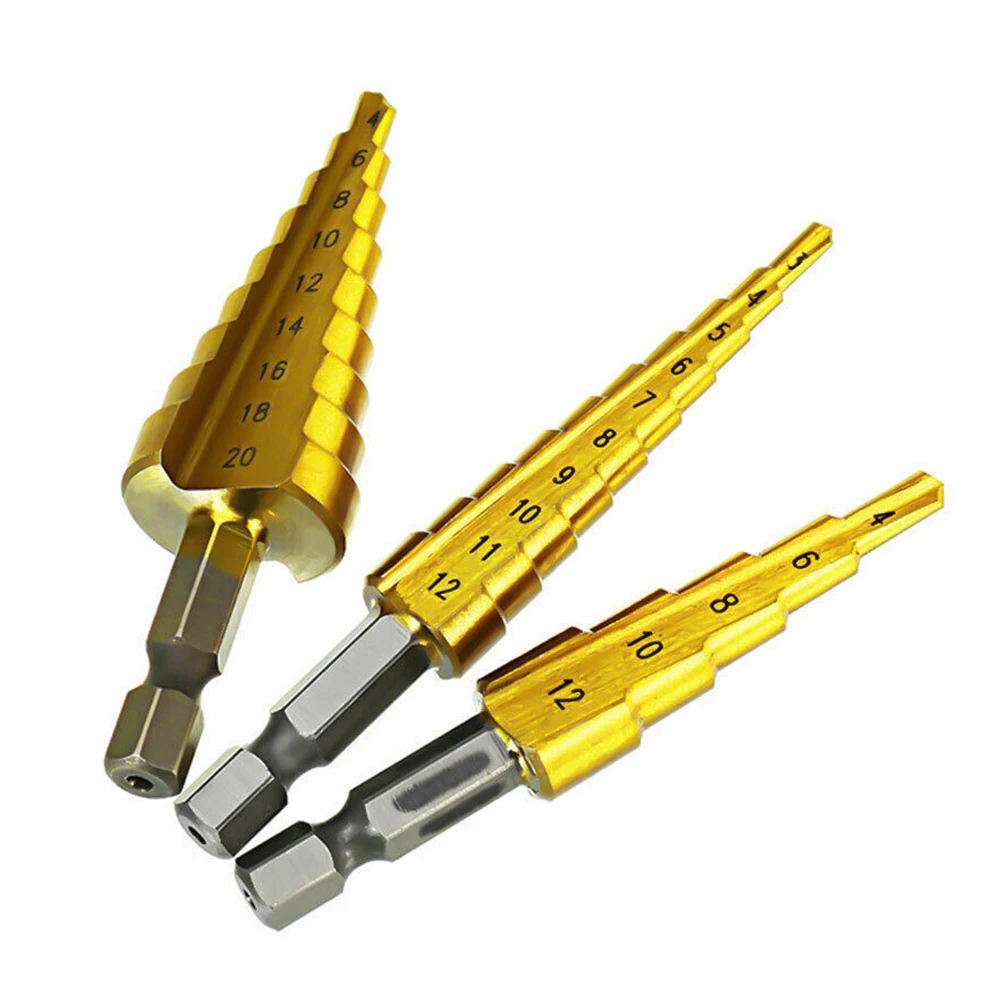 Straight Groove Step Hand Long Countersink Drill Bit Metal Plastic Hole Cutter Puncher Coated Wood Core Set | Инструменты