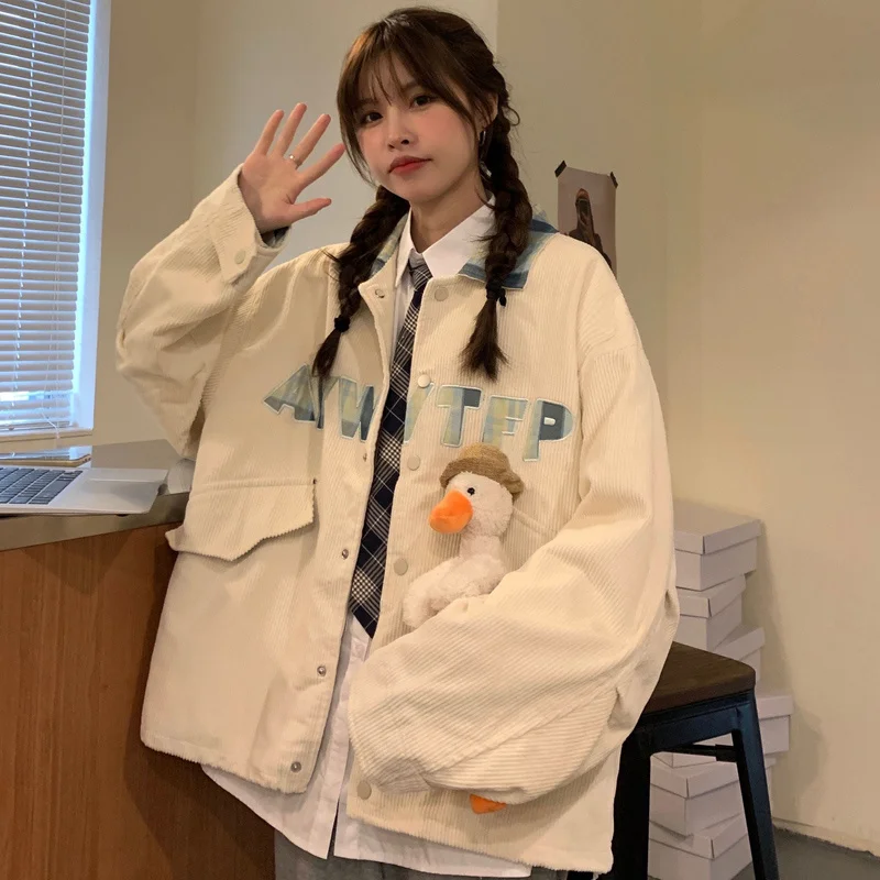 Куртка женская оверсайз Модный тонкий спортивный свободный пиджак в стиле