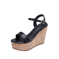 women wedges sandals high heels summer office lady chaussures platform korean style sandalias plus size woman shoes gift