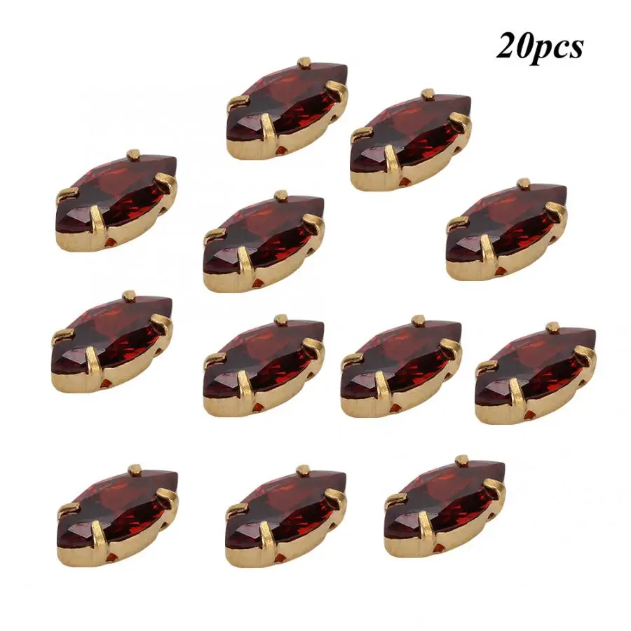 20 шт. стразы из циркония золотые когти швейные сделай сам аксессуары для одежды