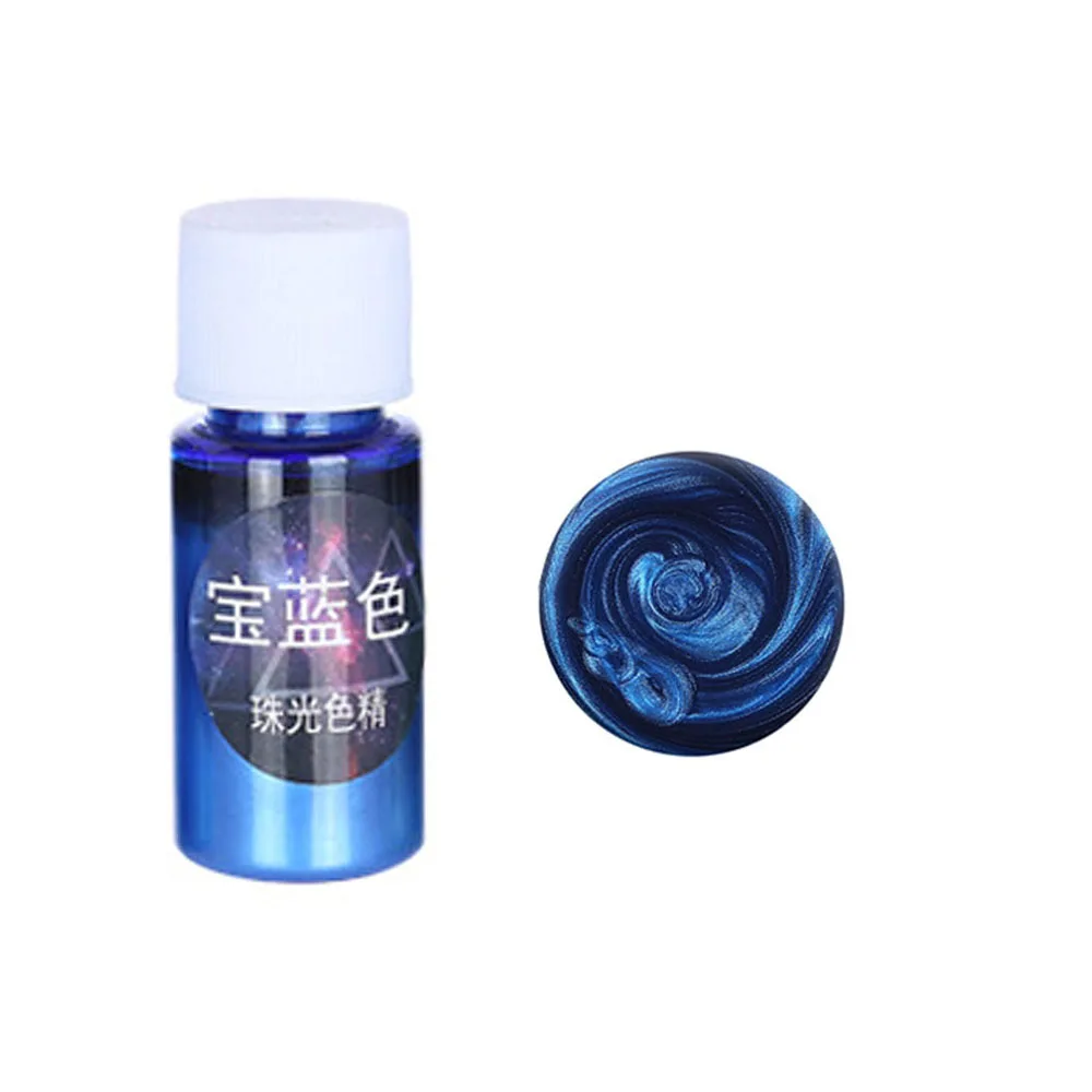 1 шт. 10 мл жидкая жемчужная Смола пигментная краска УФ смола эпоксидная Сделай Сам